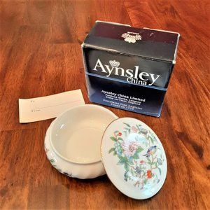 Aynsley English Fine China Trinket Dish - 4" Diam.